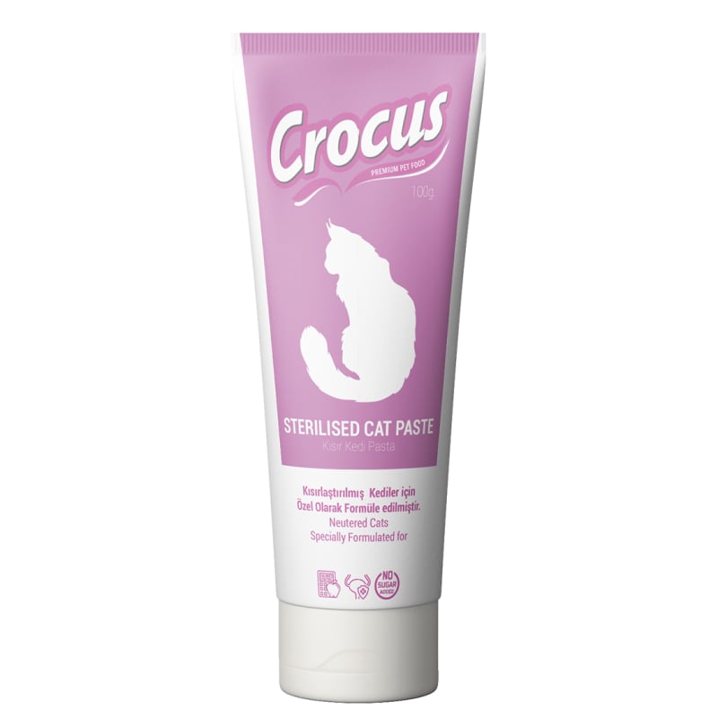 Crocus Kedi Sterilised Malt Macunu 100 Gram