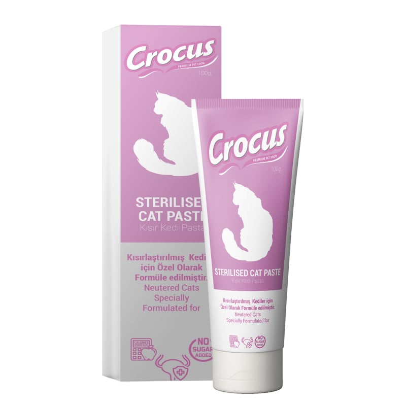 Crocus Kedi Sterilised Malt Macunu 100 Gram