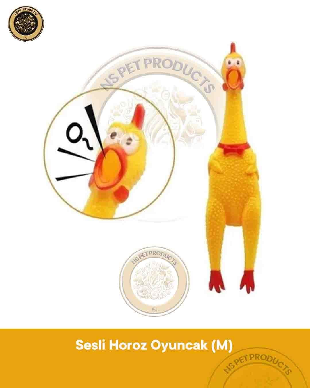 Demirhan  Sesli Horoz Köpek Oyuncağı M
