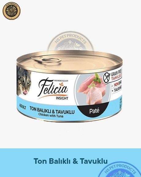 Felicia Ton Balıklı-Tavuklu Yetişkin Kedi Konservesi 85gr