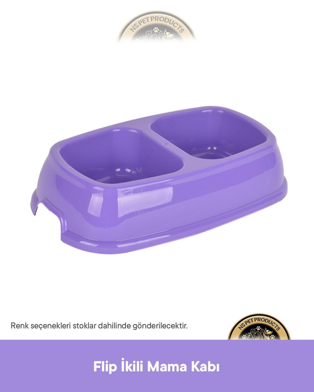 Flip İkili Mama Kabı 25 CM
