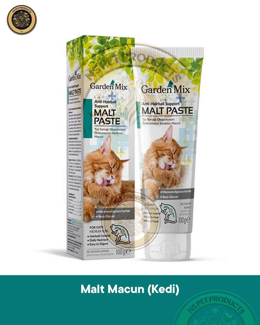 Garden Mix Anti Hairball Kedi Malt Macunu 100 Gram
