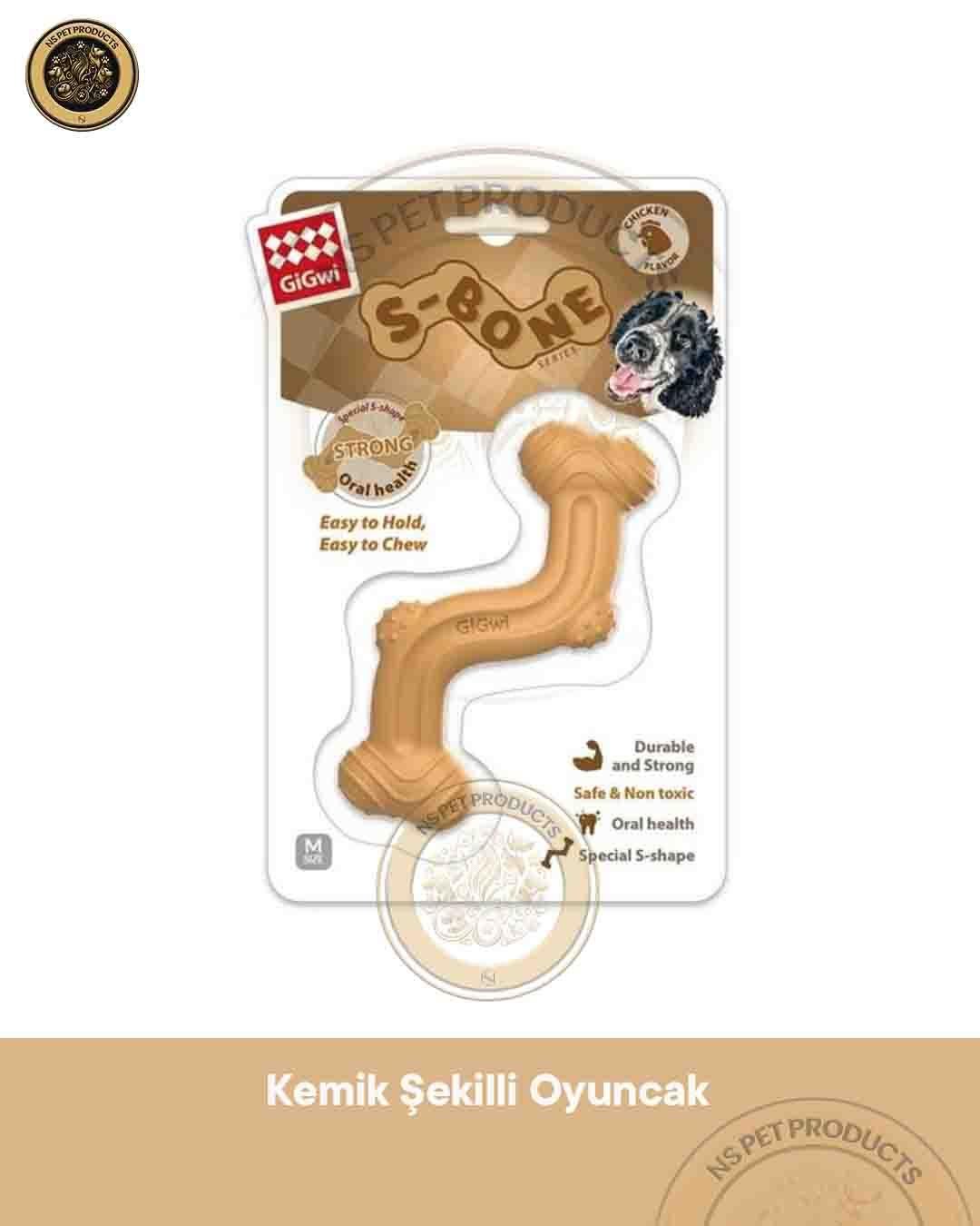 GİGWİ Kemik Şekilli At Getir Oyuncak (M)