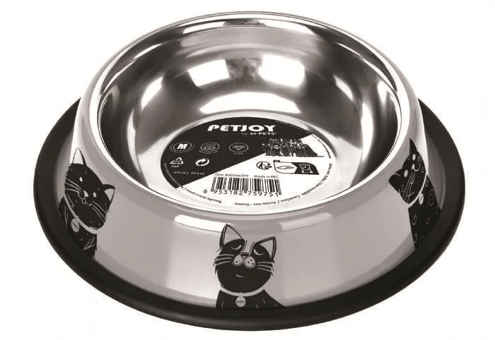 M-Pets 2'li Çelik Mama Kabı (M)