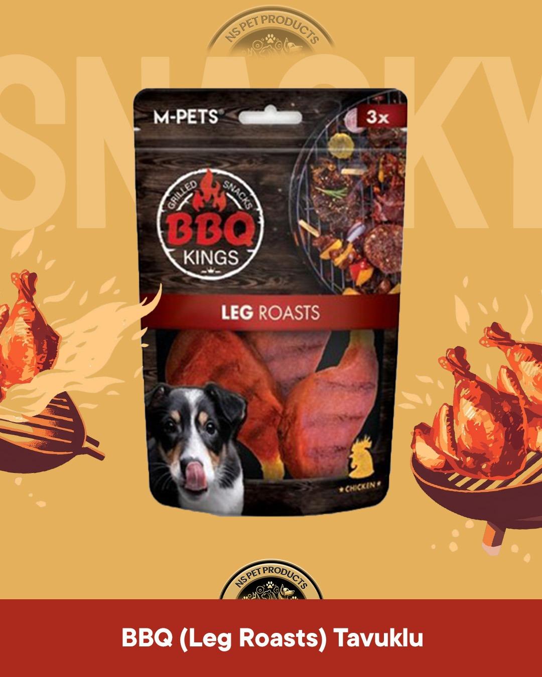 M-Pets Bbq Kings Leg Roasts Tavuklu Köpek Ödül Maması 70 gr