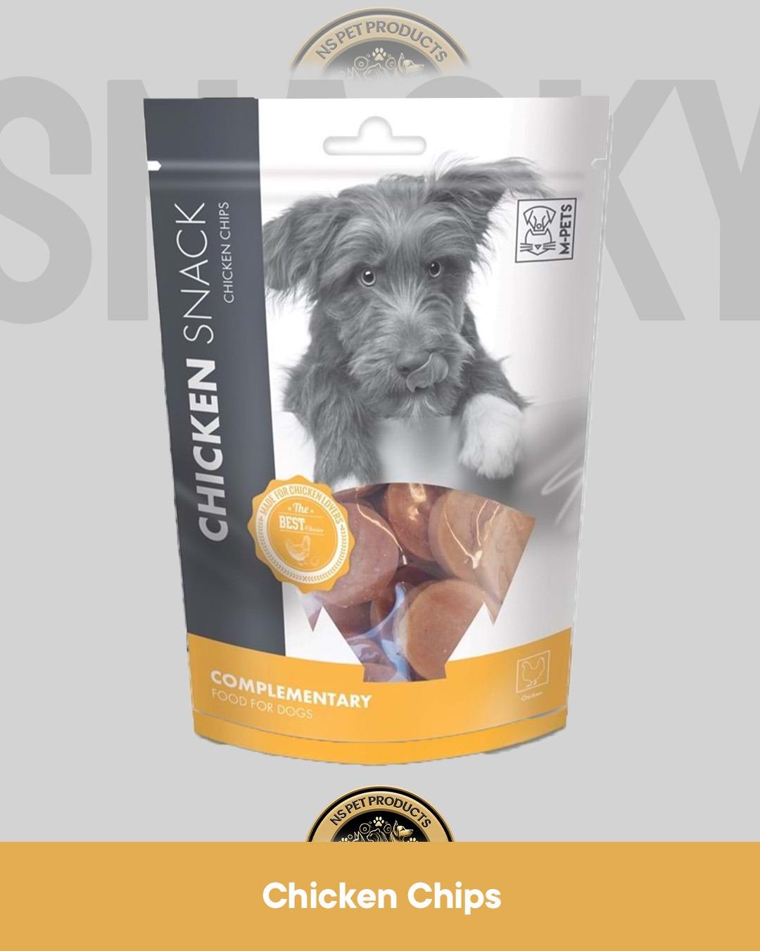 M-Pets Chicken Chips - Tavuklu Köpek Ödül Maması 80 gr