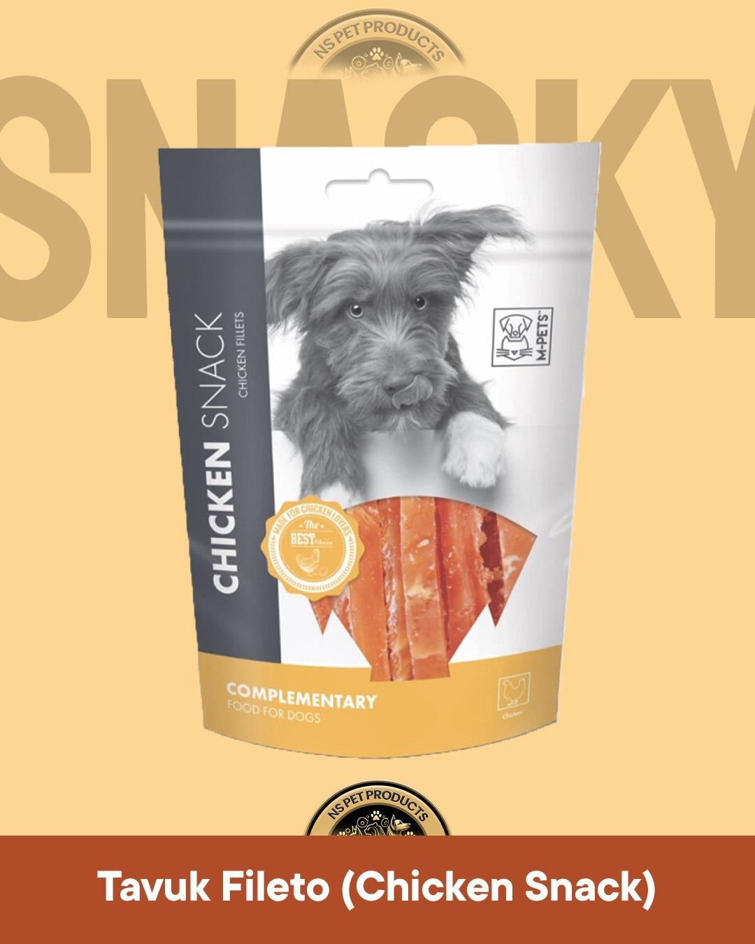 M-Pets Chicken Fillet - Tavuklu Fileto Köpek Ödül Maması 80 gr