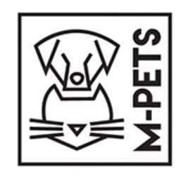M-PETS GALYA SERAMİK MAMA KABI SİYAH KEDİ 550ML