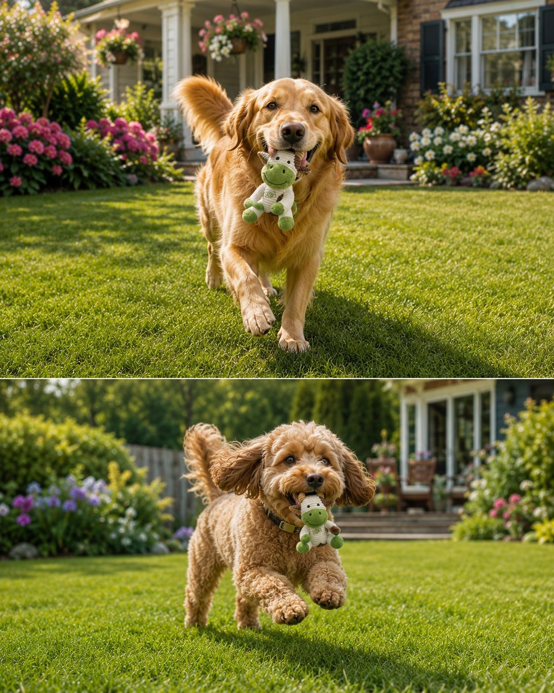 M-Pets Terra Eco Ella Puppy Köpek Oyuncağı (İnek)