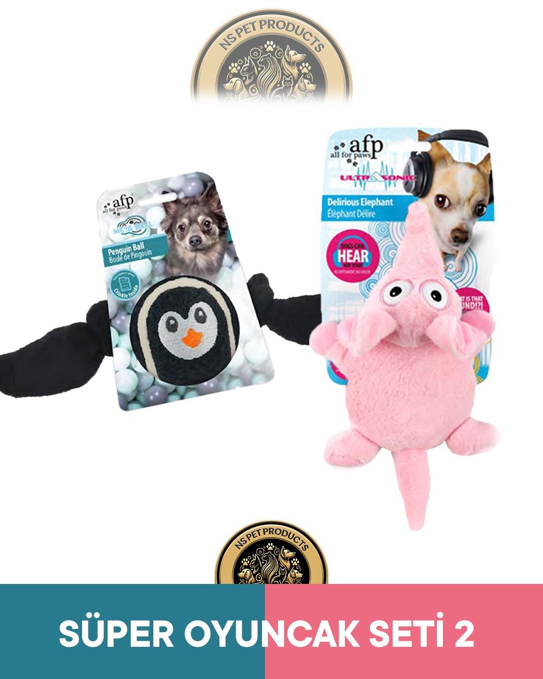 Meta Ball Penguen-Ultrasonik Fil Oyuncak 2'li Seti