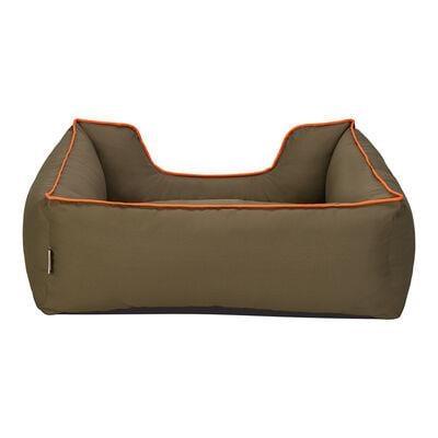 Pet Comfort Alpha Haki-Turuncu biyeli Köpek Yatağı M 80X65