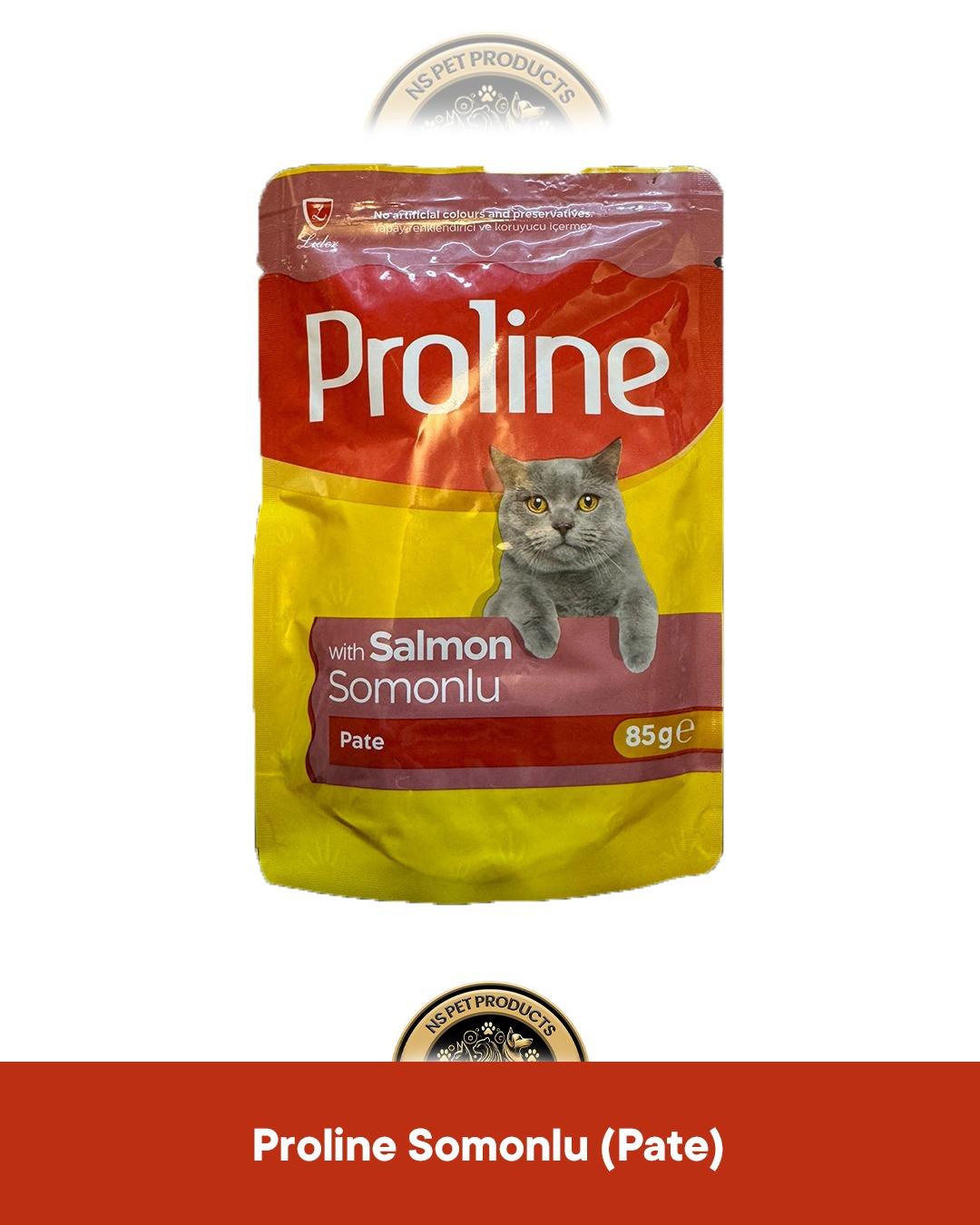 Proline Pouch Pate Tavuklu-Kuzu Etli- Dana Etli Yaş Kedi Maması Seti 4x85 gr