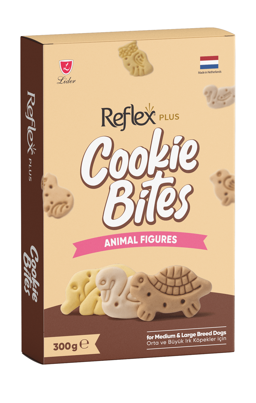 Reflex Cookie Bites Animal Figures 3X300gr Köpek Ödül Maması 3lü Paket 