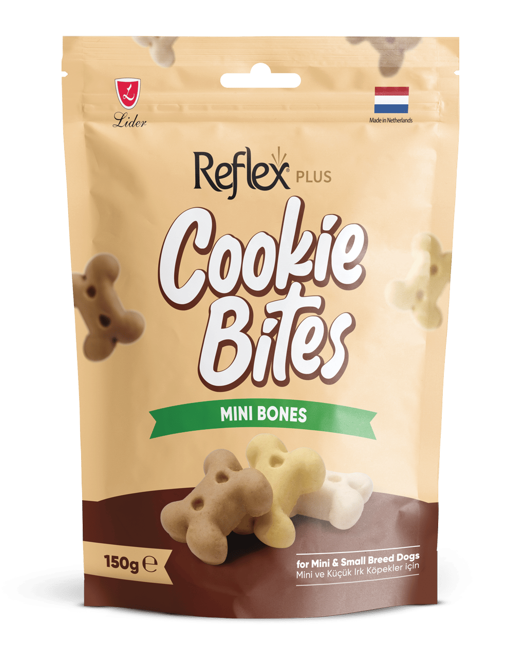 Reflex  Cookie Bites Mini Bones 150gr Köpek Ödül Maması