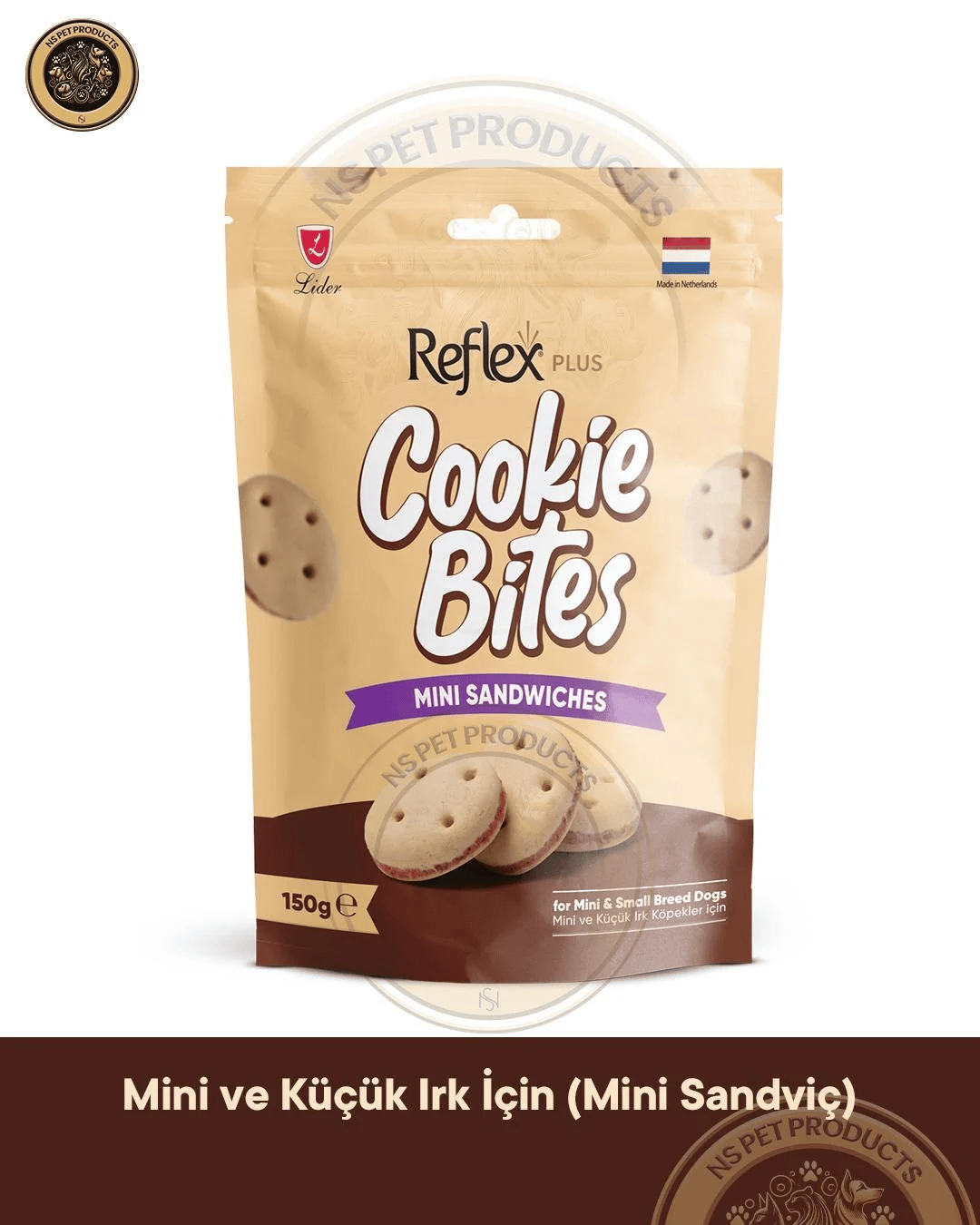Reflex Cookie Bites Mini Marrow Bones & Mini Sandwiches Köpek Ödül Maması Seti 2x150 gram