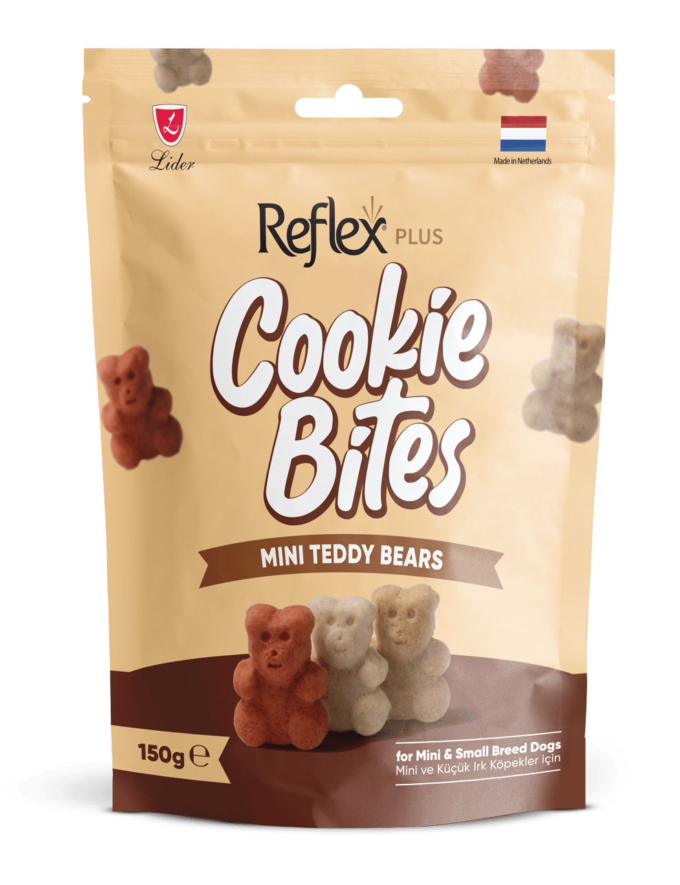 Reflex Cookie Bites Mini Teddy Bears 150gr Köpek Ödül Maması