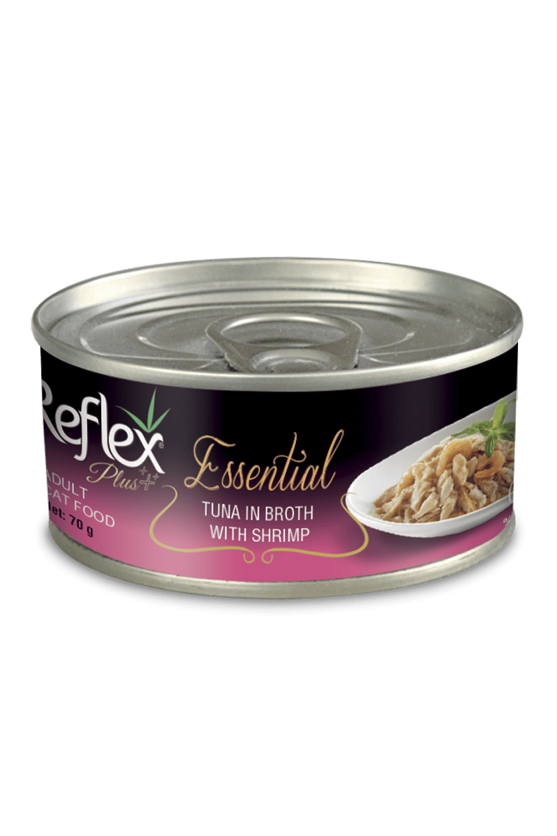 Reflex Plus Essential 4'ü Bir Arada Karışık Kedi Konservesi – 70 g × 24