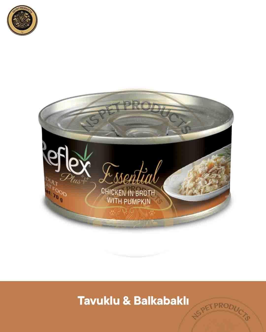 Reflex Plus Essential Kedi Balkabak&Tavuk 6X70gr