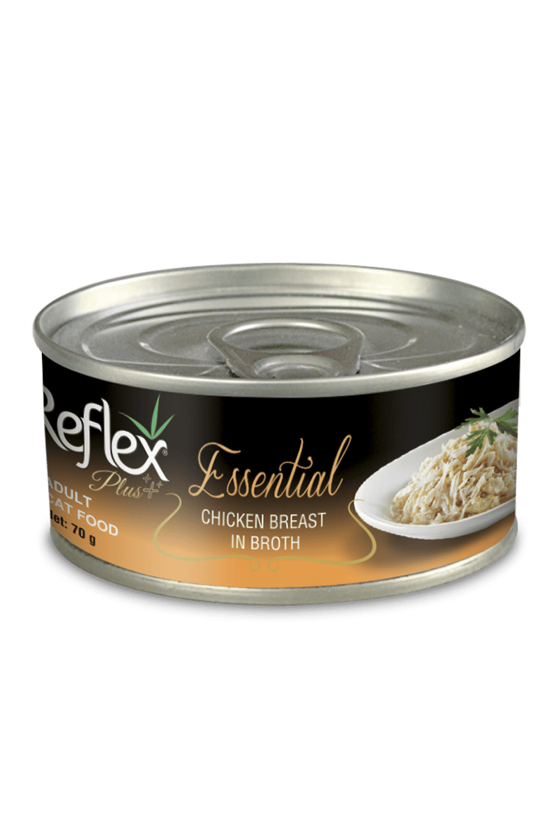 Reflex Plus Essential Kedi Tavuk Göğüslü EOE 6X70gr