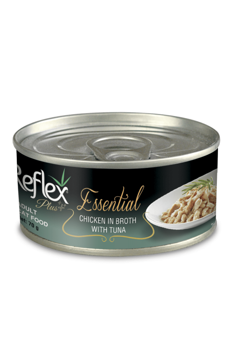 Reflex Plus Essential Kedi Ton Balık&Tavuk 6X70gr