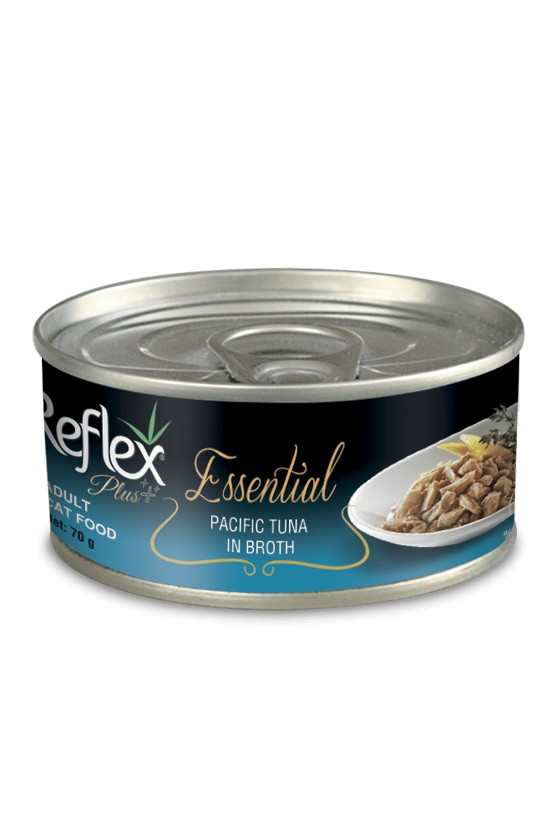 Reflex Plus Essential Süper Paket Uskumrulu ve Pasifik Ton Balıklı Kedi Konservesi – 12x70gr
