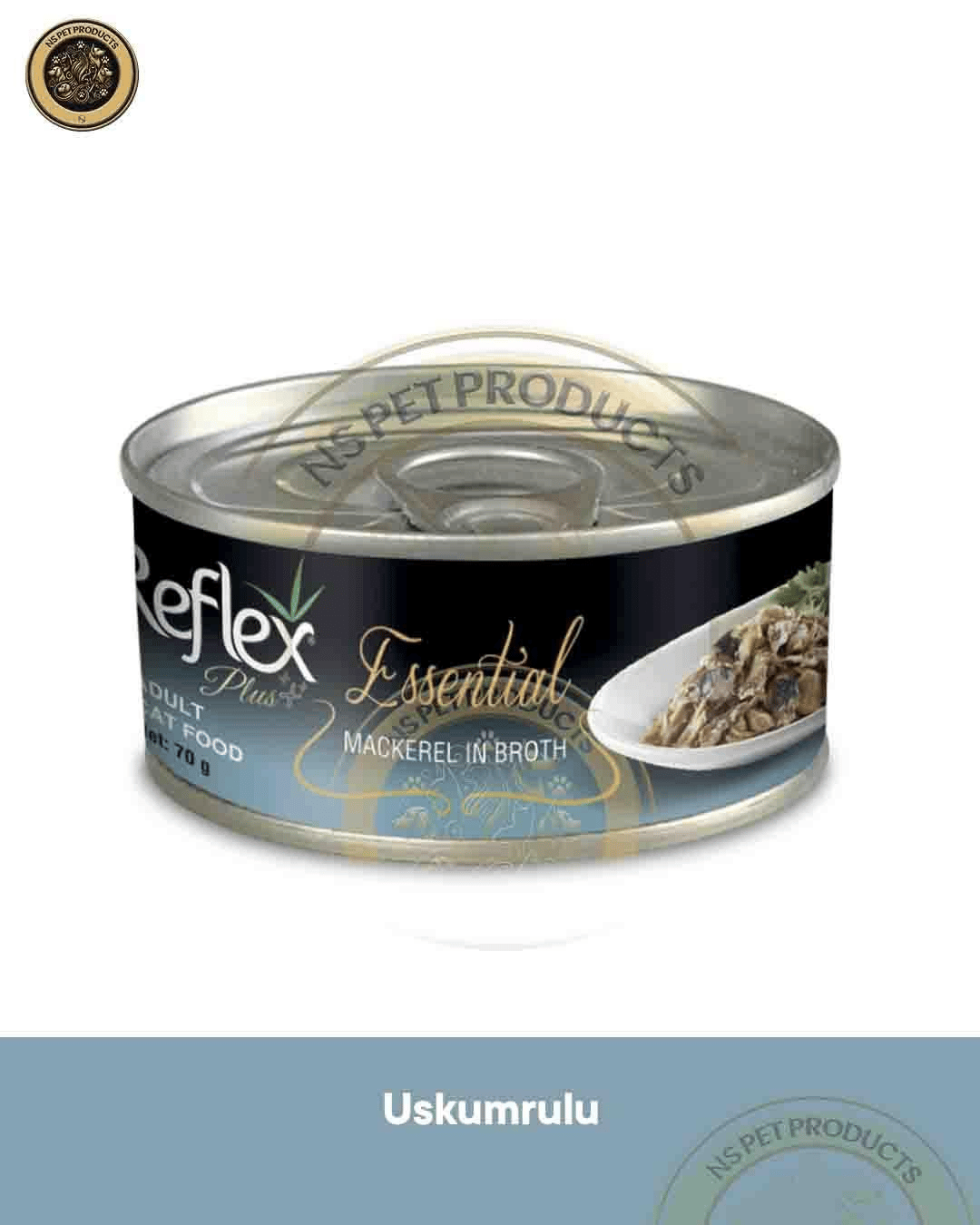 Reflex Plus Essential Uskumru & Pasifik Ton Balık Kedi Maması Seti 2x70 gram