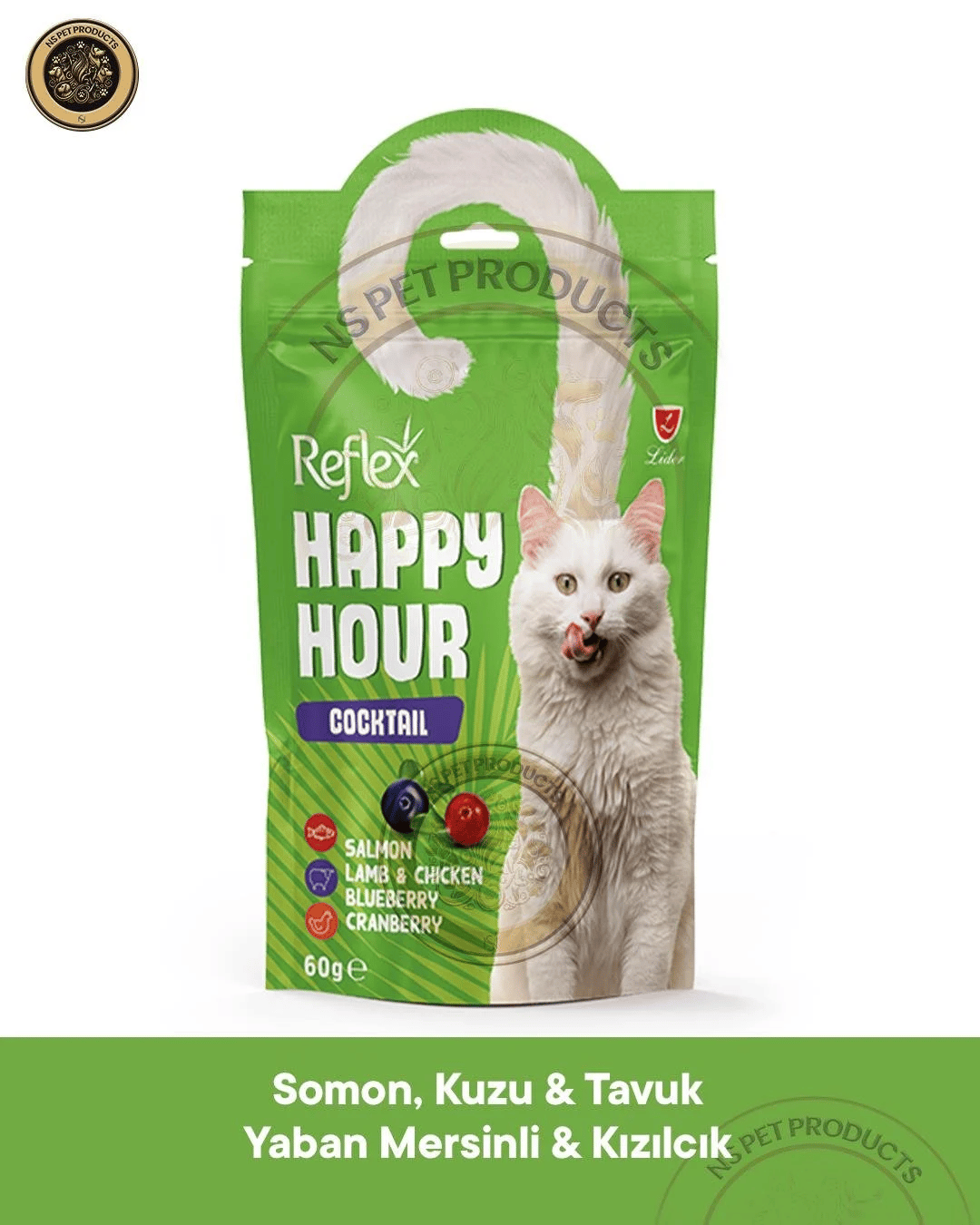 Reflex Plus Happy Hour 12'li Kedi Maması Süper Set 3 / 12x60gr