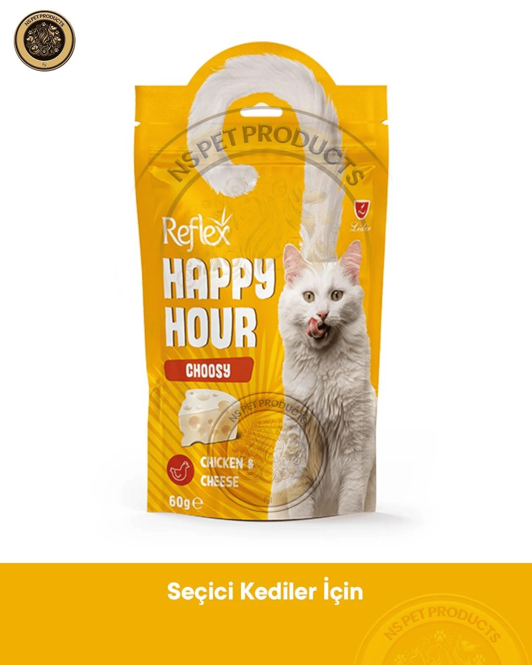 Reflex Plus Happy Hour 6'li Kedi Maması Süper Set 6x60gr