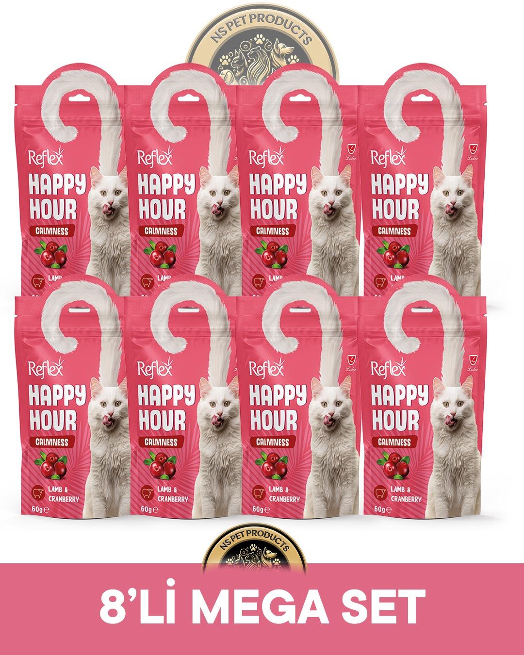 Reflex Plus Happy Hour 8'li Kedi Maması Mega Set 2 / 8x60gr