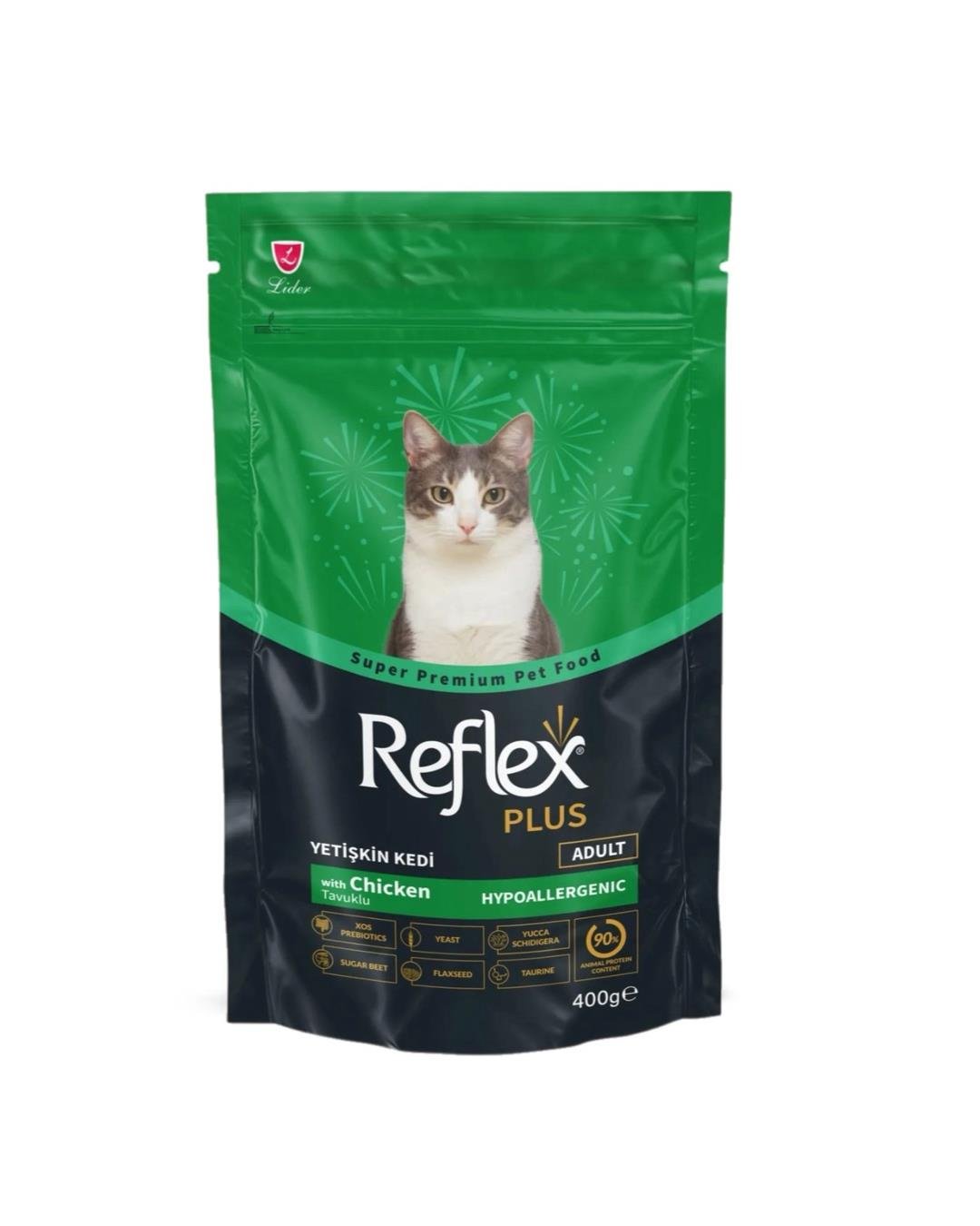 Reflex Plus Hypoallergenic Tavuklu Yetişkin Kedi Maması 400gr