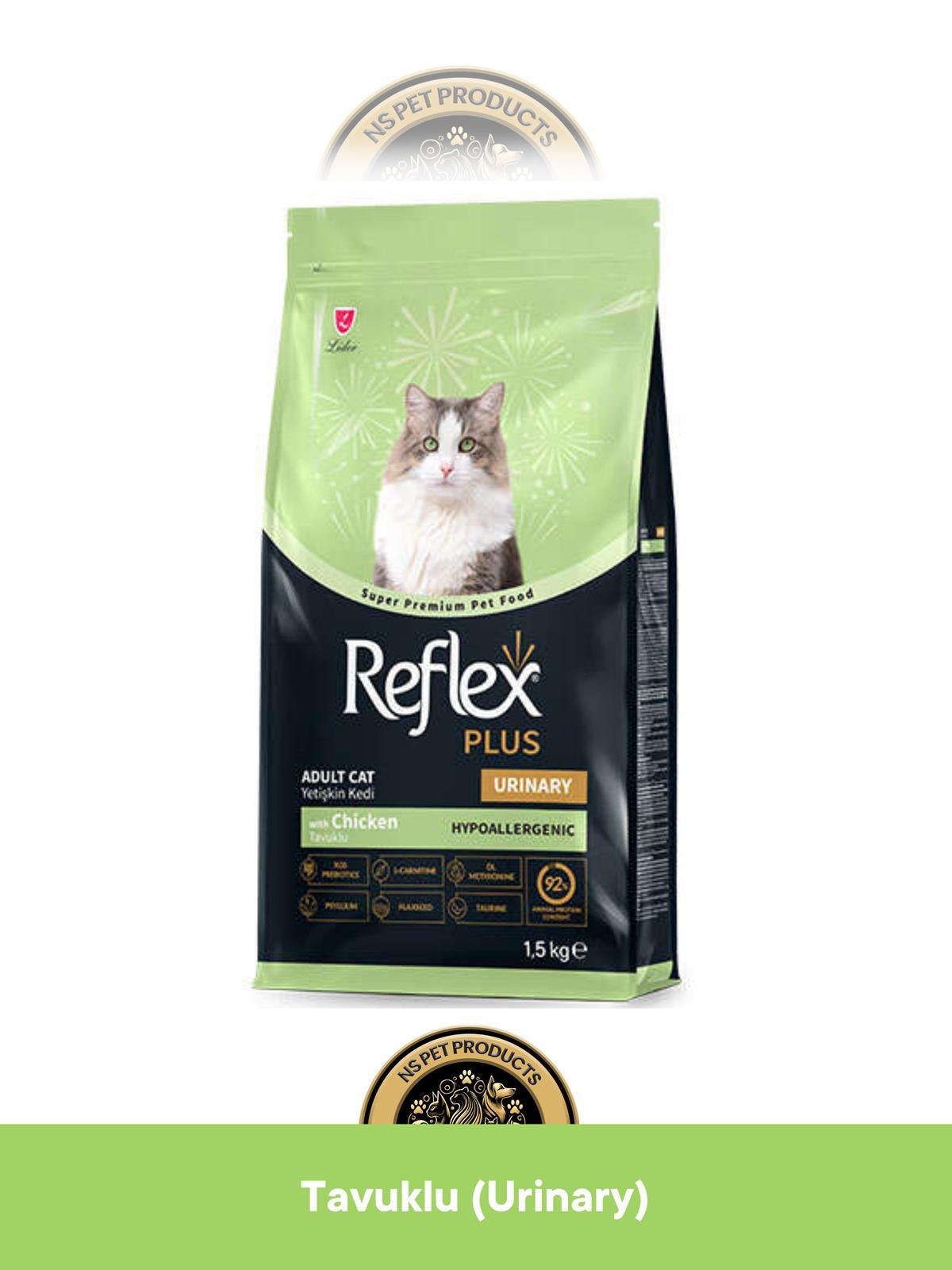 Reflex Plus Hypoallergenic Urinary - Üriner Sistem Destekleyici Tavuklu Yetişkin Kedi Maması 1.5 kg