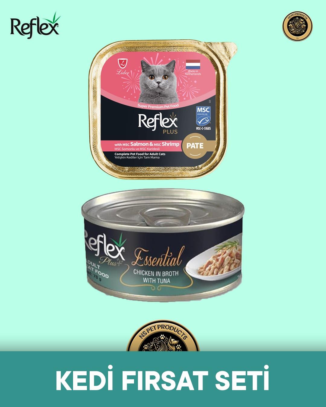Reflex Plus Kedi Maması 2'li Kedi Fırsat Set