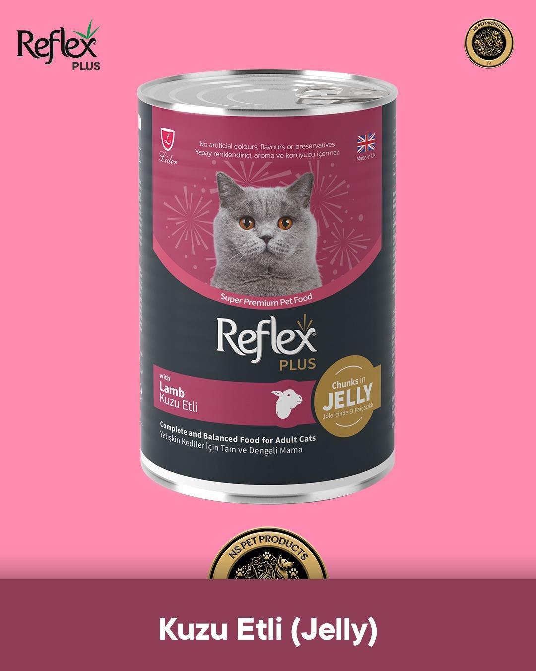 Reflex Plus Kedi Maması 2'li Kuzu Set