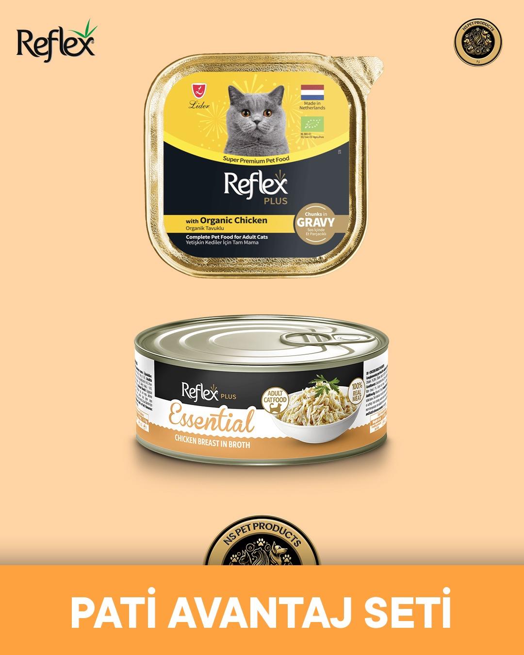 Reflex Plus Kedi Maması 2'li Pati Avantaj Set