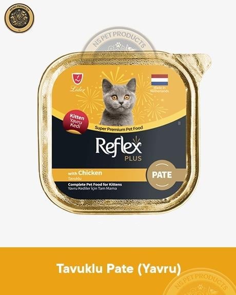 Reflex Plus Pate Tavuklu Yavru Kedi Maması – 85 g