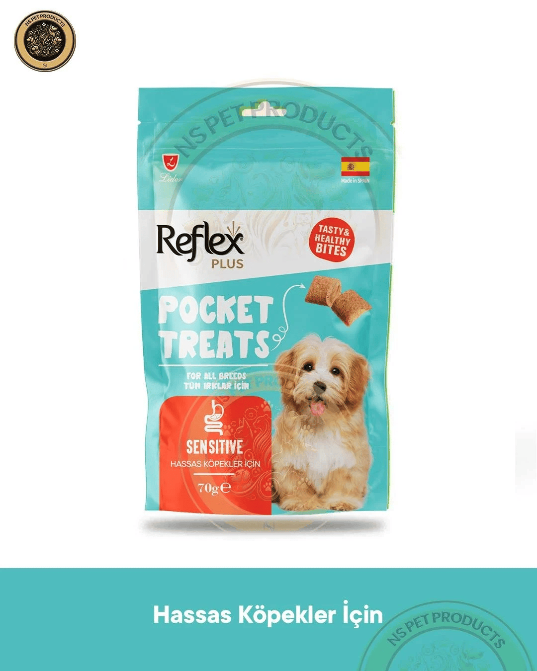 Reflex Plus Pocket Treats Sensitive Hassas Köpekler İçin & Hip Joint Eklem Sağlığı Köpek Ödül Maması Seti 2x70 gram