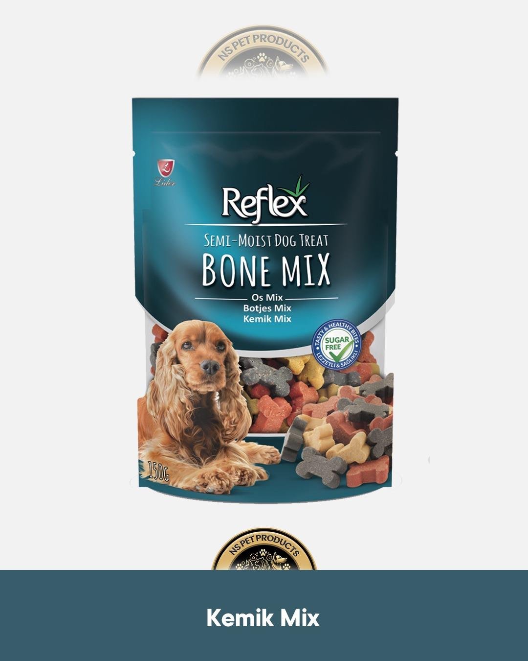 Semi-Moist Kemik Mix & Mini Kalp Mix Köpek Ödül Maması Seti 2x150 gram