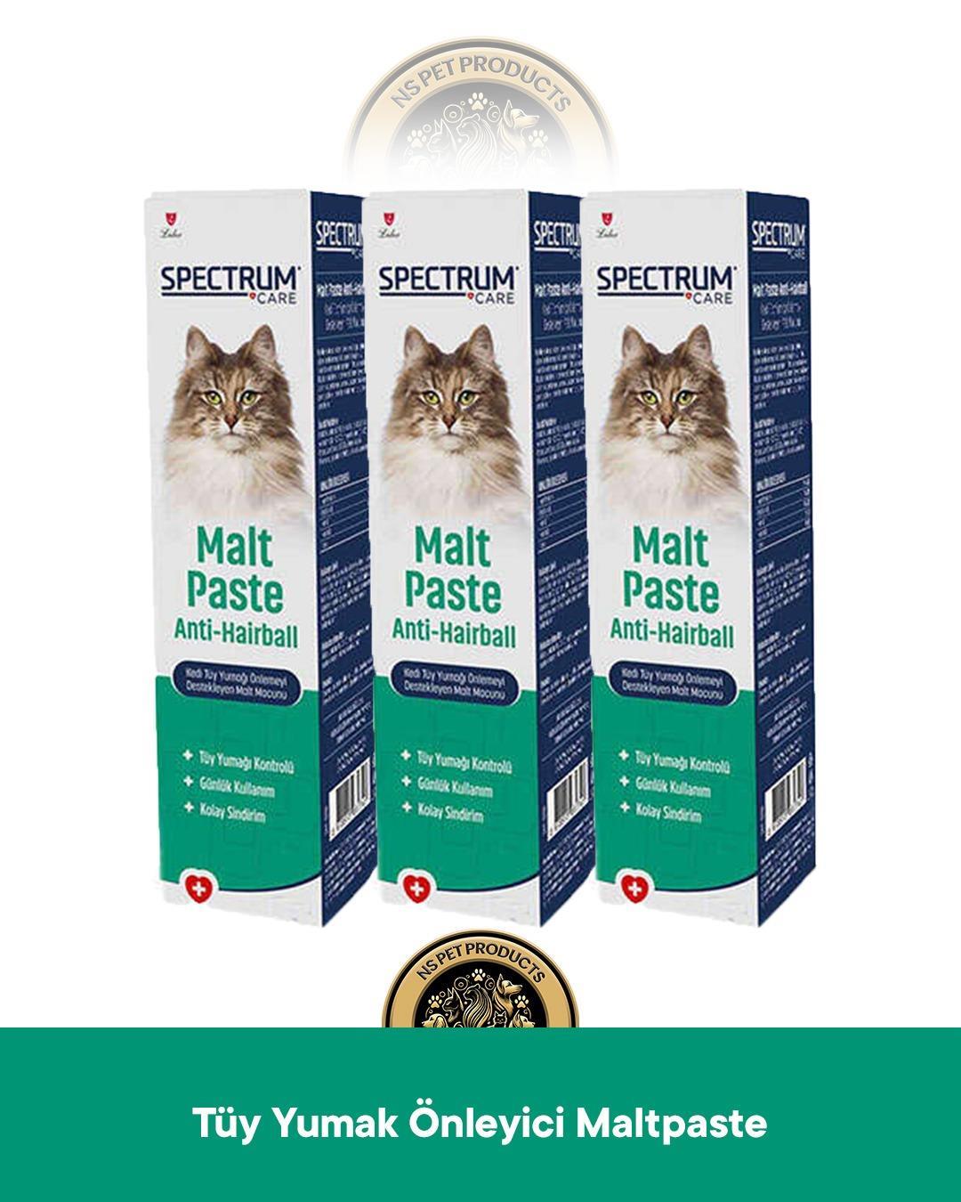 Spectrum Care Anti-Hairball Kedi Malt Macunu 3x100 gr