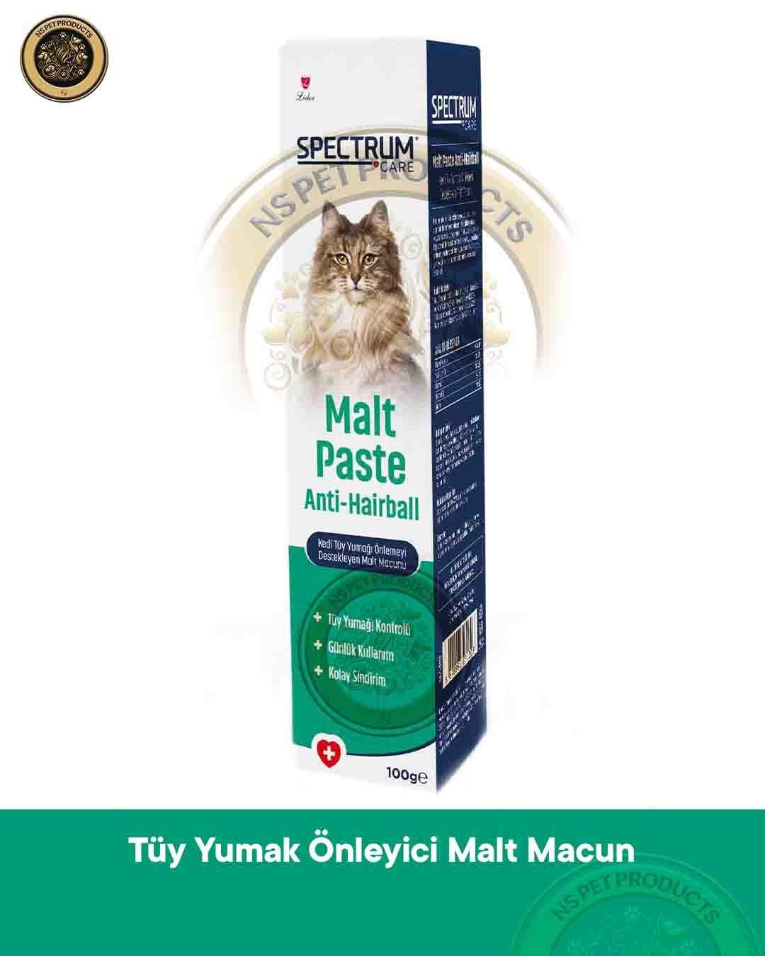 Spektrum Care Tüy yumak Önleyici Maltpaste 100 gram