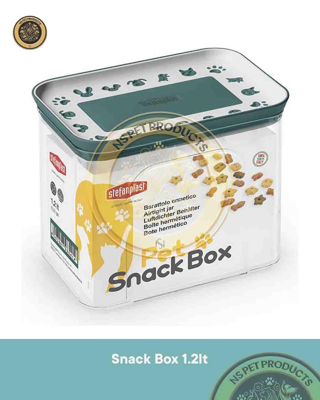 Stefan Dikdörtgen Snackbox 1-2 Lt Yeşil/Beyaz