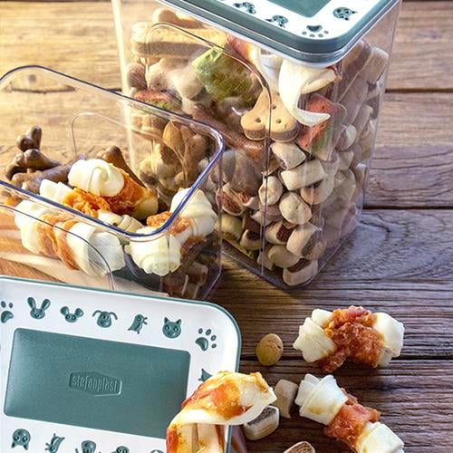 Stefanplast Dikdörtgen Snackbox 1.2 Lt Yeşil/Beyaz