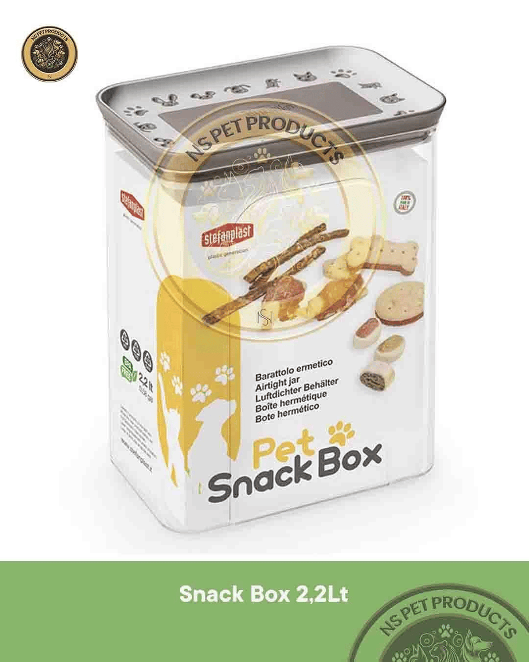 Stefanplast Dikdörtgen Snackbox 2'li Snack Mega Set