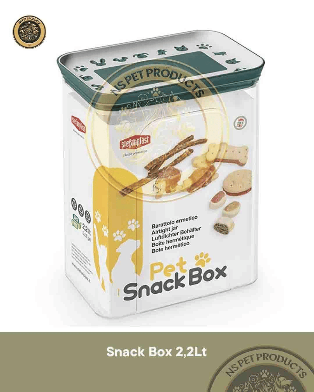 Stefanplast Dikdörtgen Snackbox 2'li Snack Mega Set