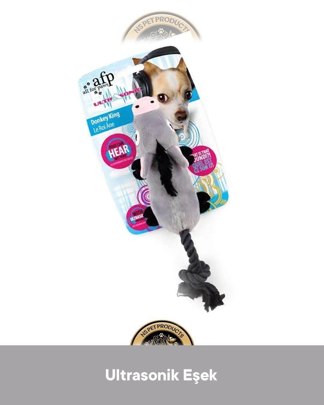 Ultrasonik Eşek Peluş Köpek Oyuncağı 38,5x12x5x6 cm