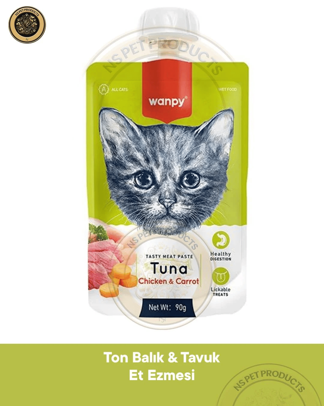 Wanpy Kedi Maması 3'lü Ton Balık Set