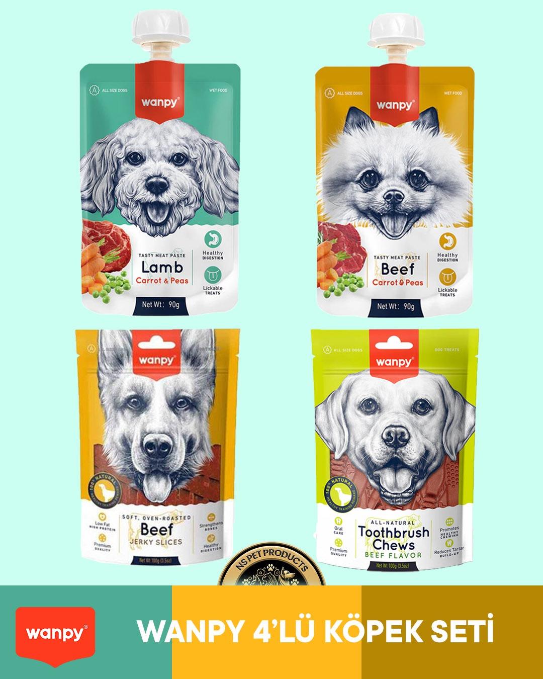 Wanpy Köpek Maması 4'lü Köpek Set - 1