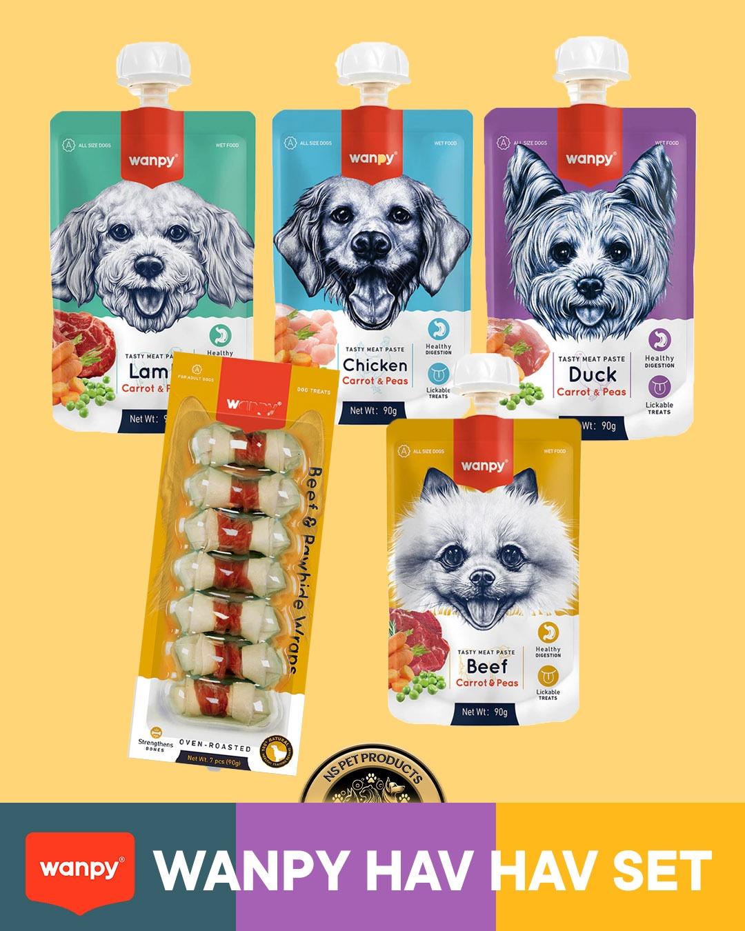 Wanpy Köpek Maması 5'li Havhav Set  - 1