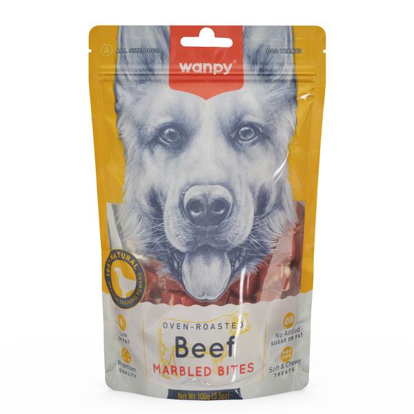 Wanpy Marbled Köpek Ödül Et Parçaları 100 gram