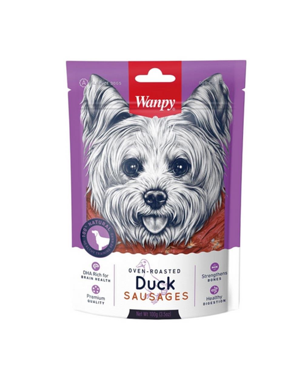 Wanpy Ördek Etli Sosis 100 gram Köpek Ödülü