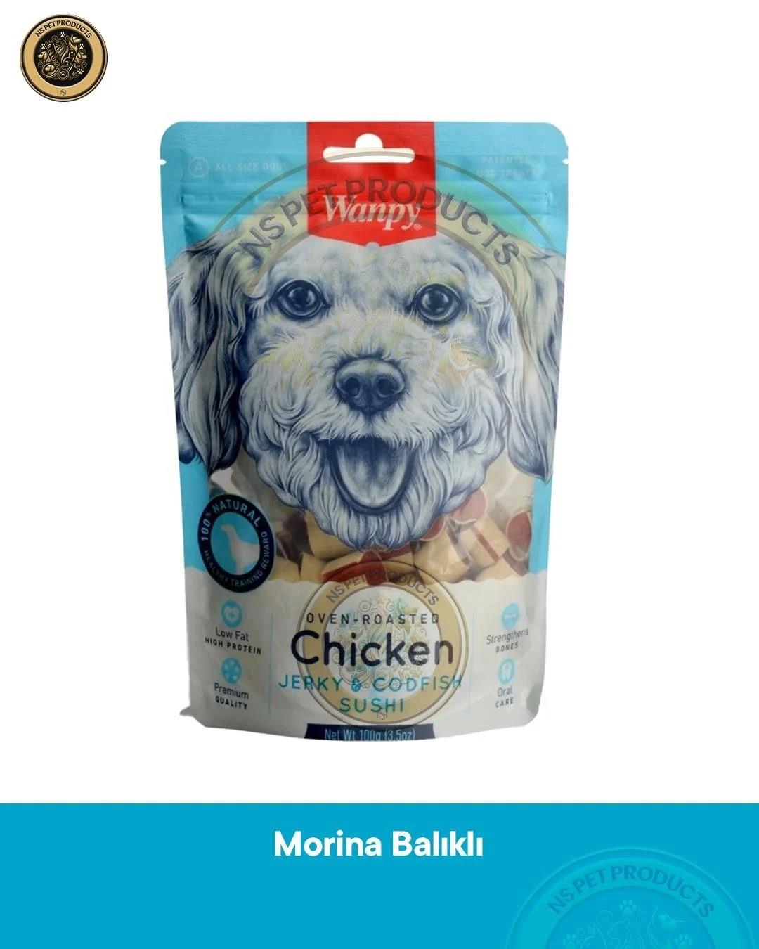 Wanpy Tavuklu ve Morina Balıklı 3x100 gr Köpek Ödülü